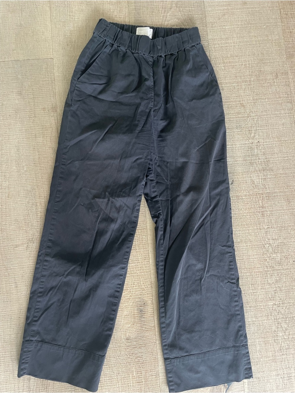 Everlane Black Elastic-Waist Easy Pant
